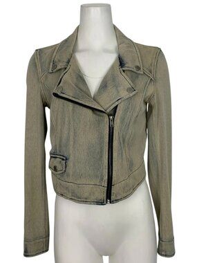 Kiind Of Women's Kara Washed Moto Jacket M